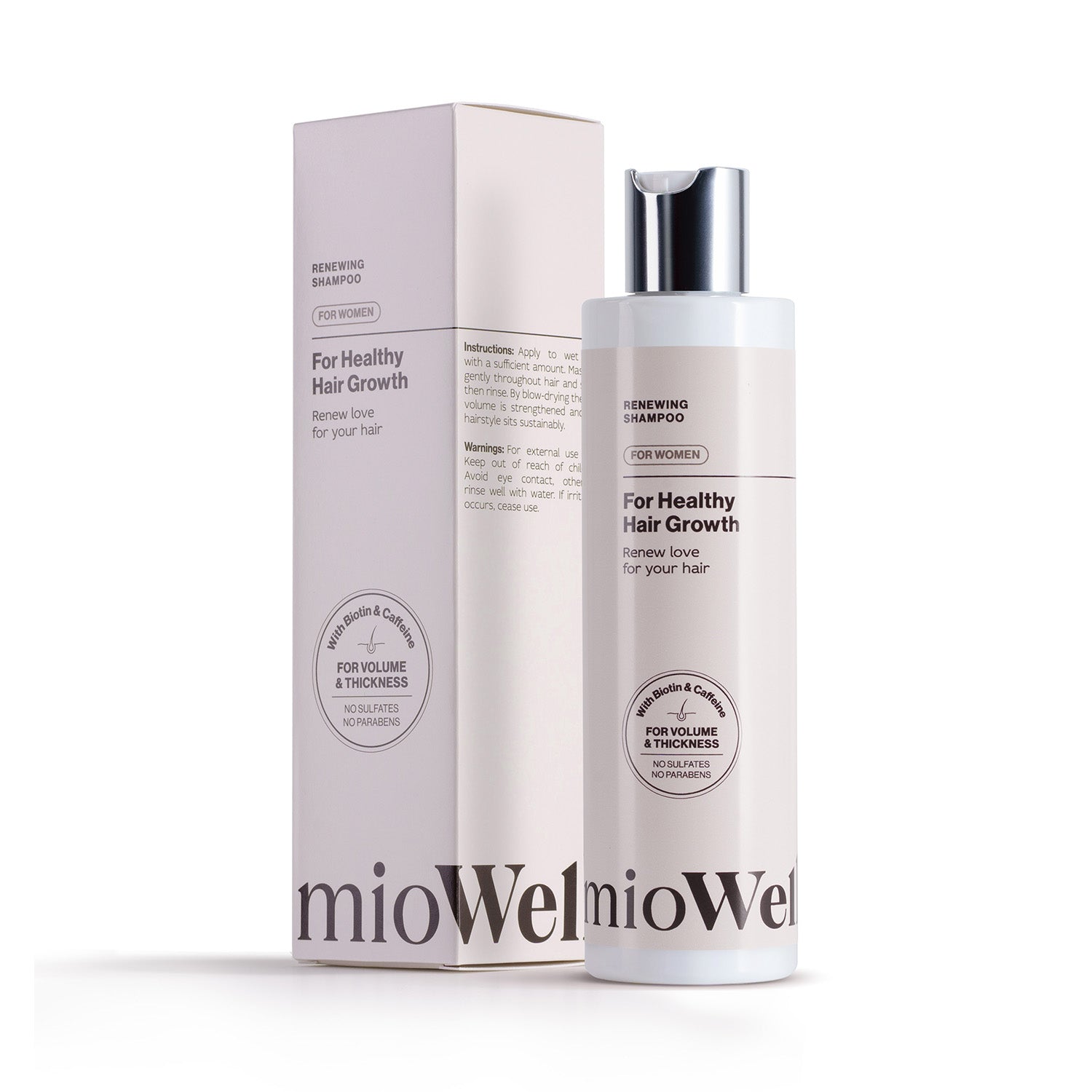 mioWell Sampon vékony szálú hajra nőknek 250ml