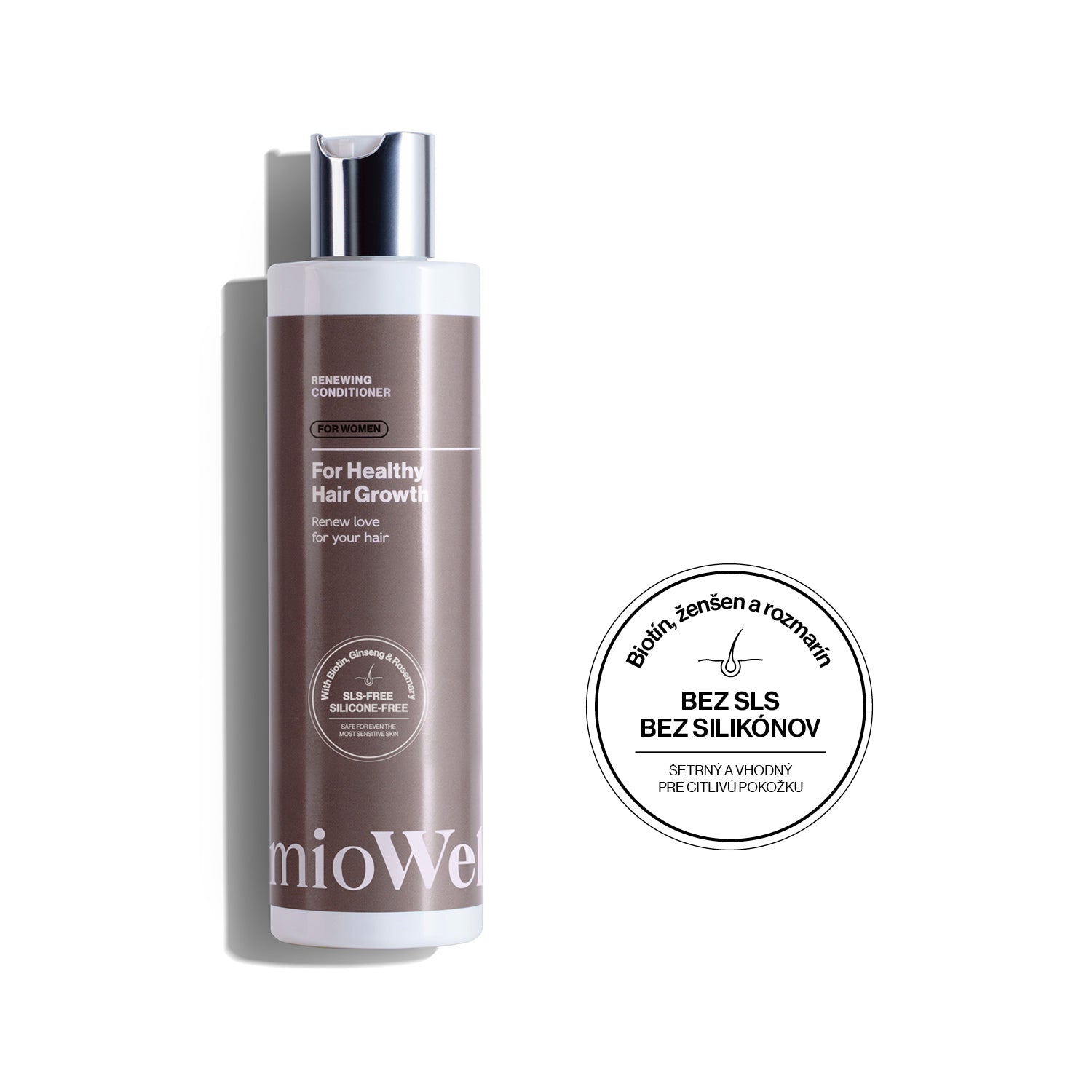 mioWell Kondicionáló vékony szálú hajra nőknek 250ml