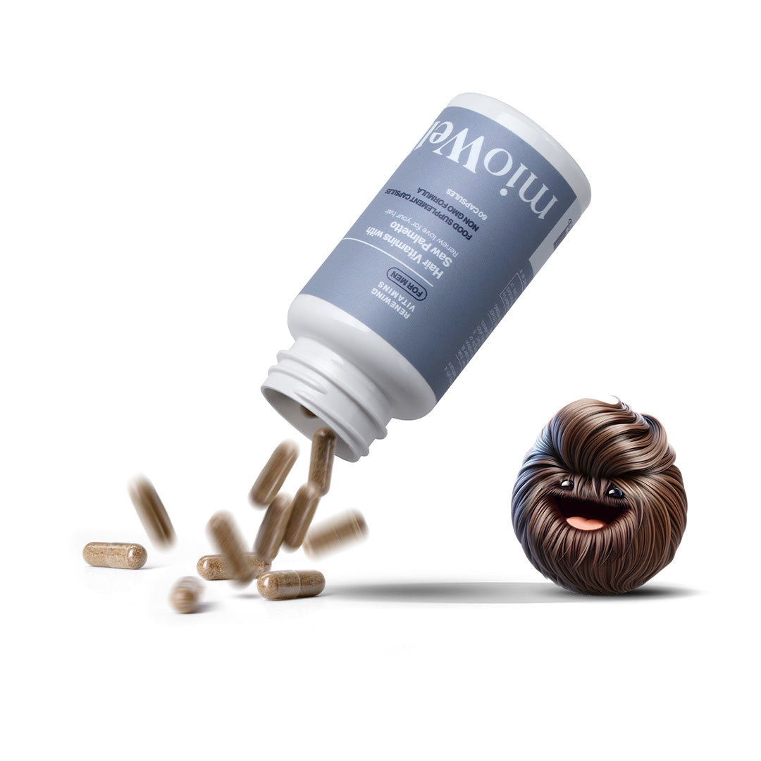 mioWell Hajhullás elleni vitaminok Saw Palmetto-val