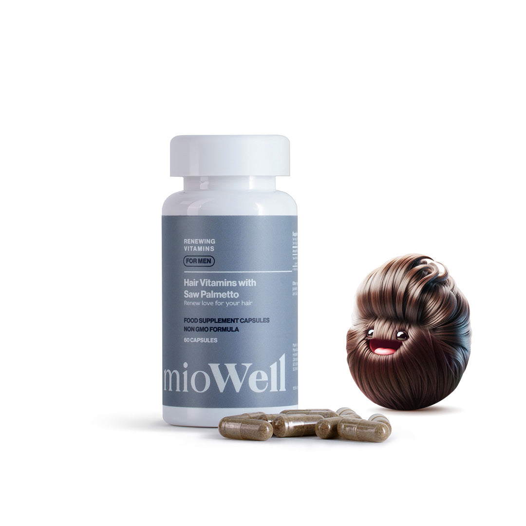 mioWell Hajhullás elleni vitaminok Saw Palmetto-val
